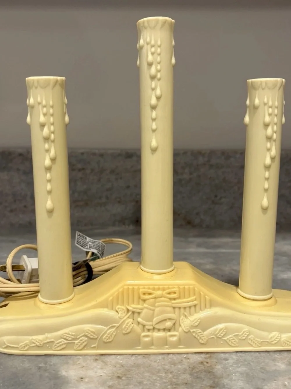 WORKS Lot of 2 VTG Window Candles Christmas Candolier Electric Window Drip
